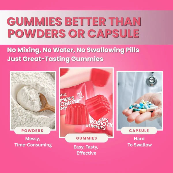 Cranberry Probiotic Gummies – Plant-Based Formula