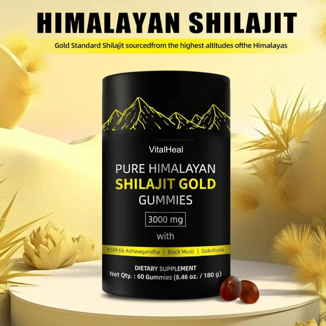 Pure Shilajit Gummies – Himalayan Resin - Vegan Adaptogen Supplement