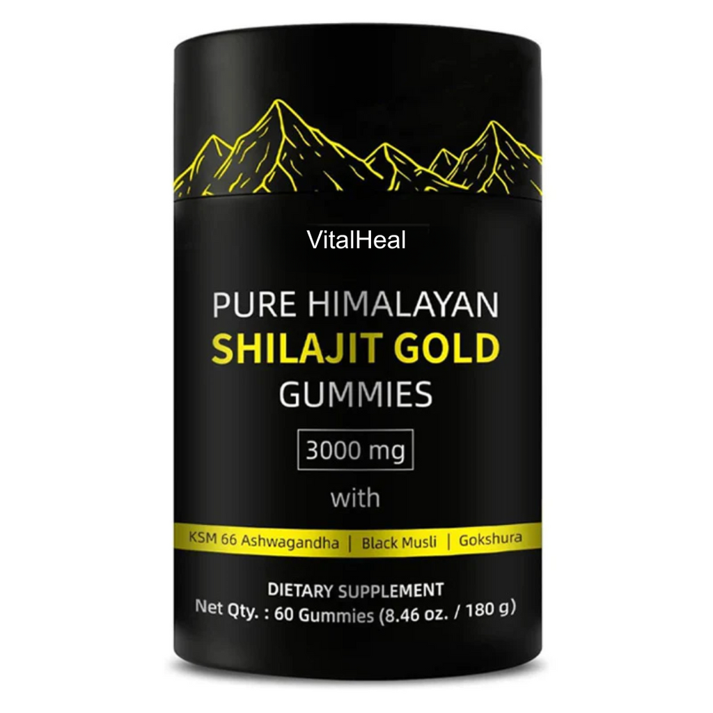Pure Shilajit Gummies – Himalayan Resin - Vegan Adaptogen Supplement