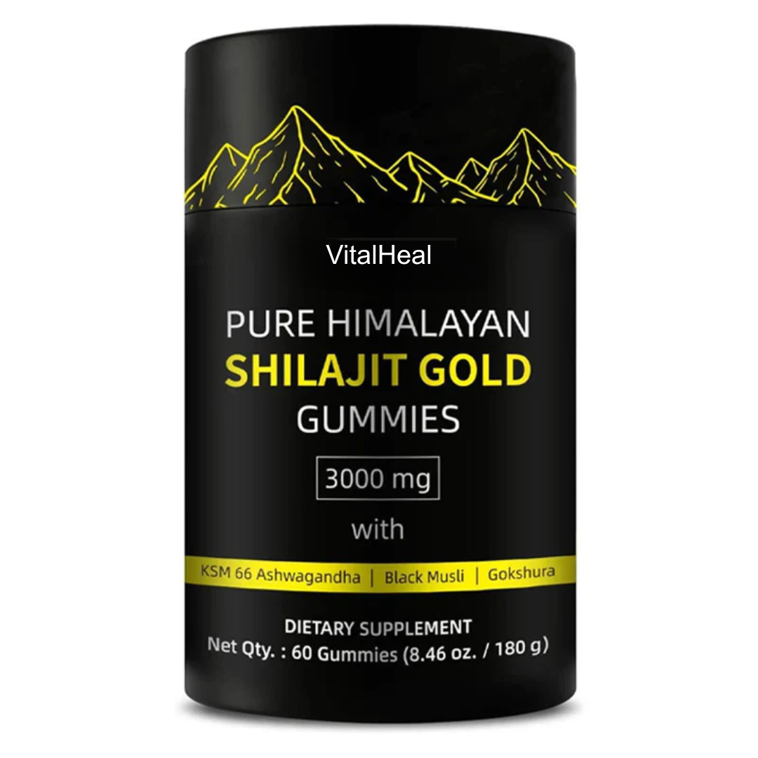 Pure Shilajit Gummies – Himalayan Resin - Vegan Adaptogen Supplement